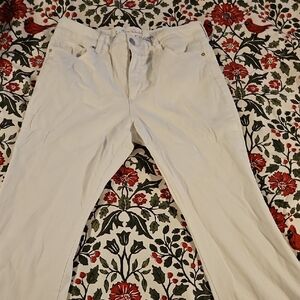 Gloria Vanderbilt Cream Flare & Wide Leg Jeans